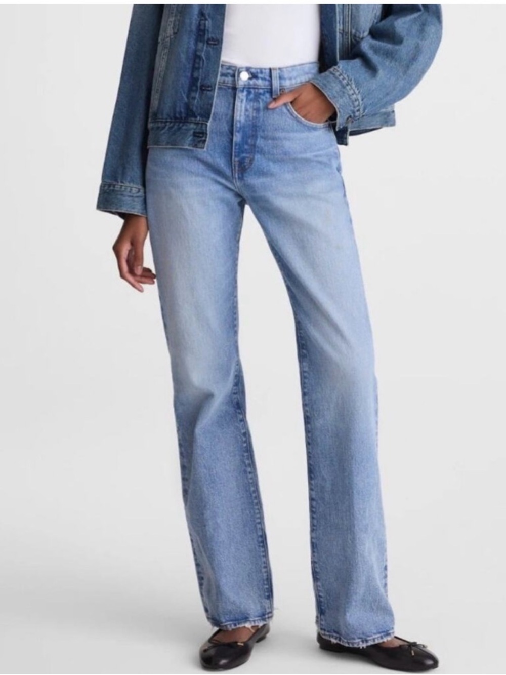 Madewell relaxed Boot Cut Jeans Curvy 30